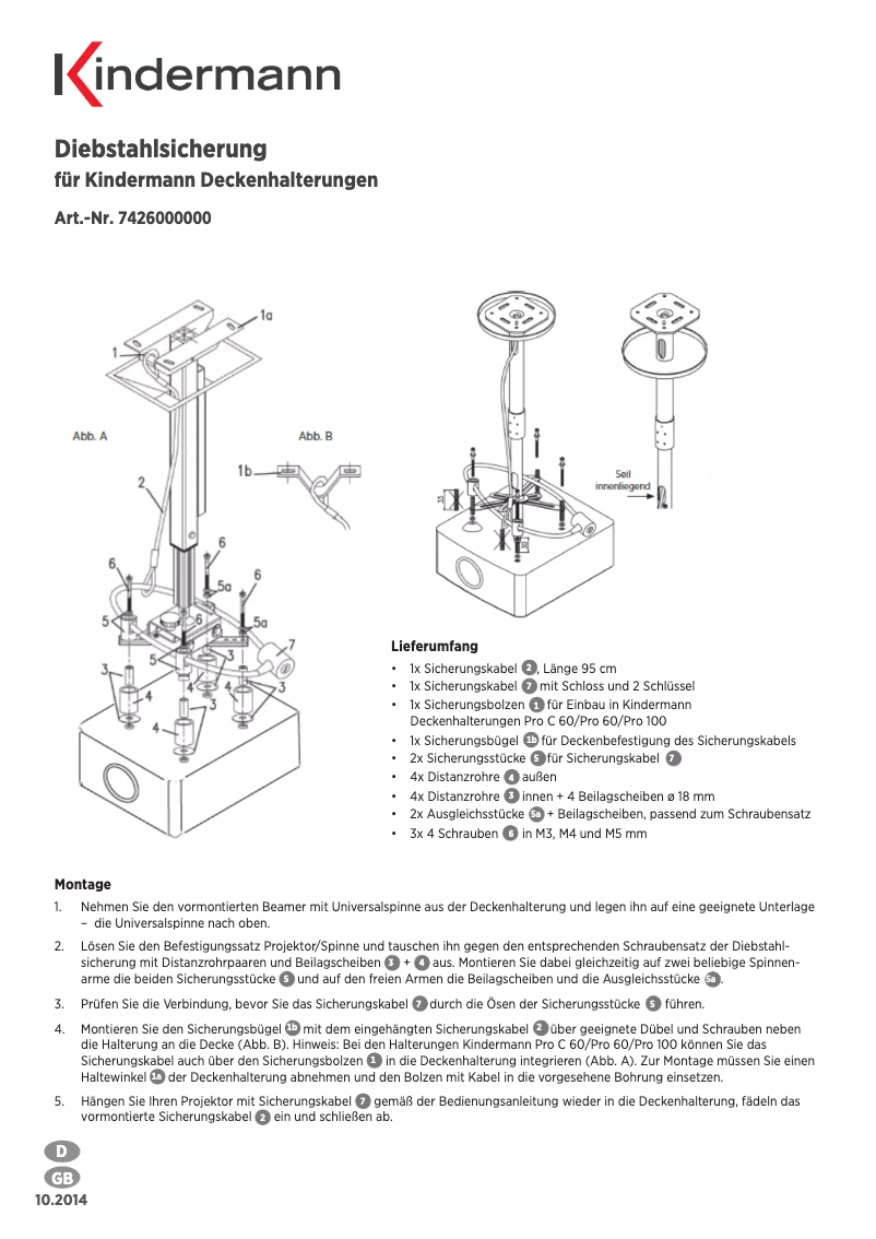 Image de la première page du manuel de l'appareil 7426000000