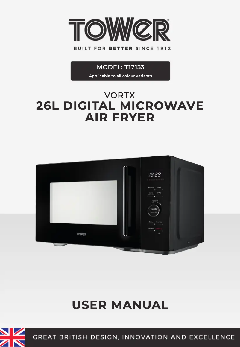 Page 1 de la notice Manuel utilisateur Tower T17133