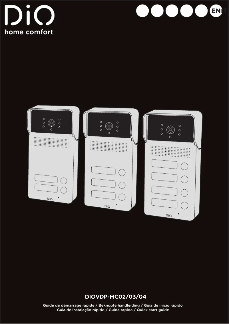Page 1 de la notice Manuel utilisateur DiO DiOVDP-MC03