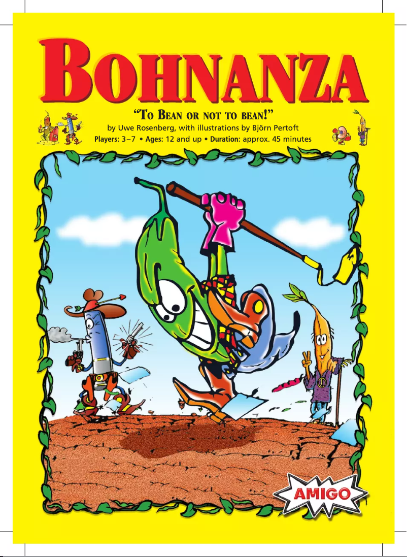 Page 1 de la notice Manuel utilisateur Amigo Bohnanza