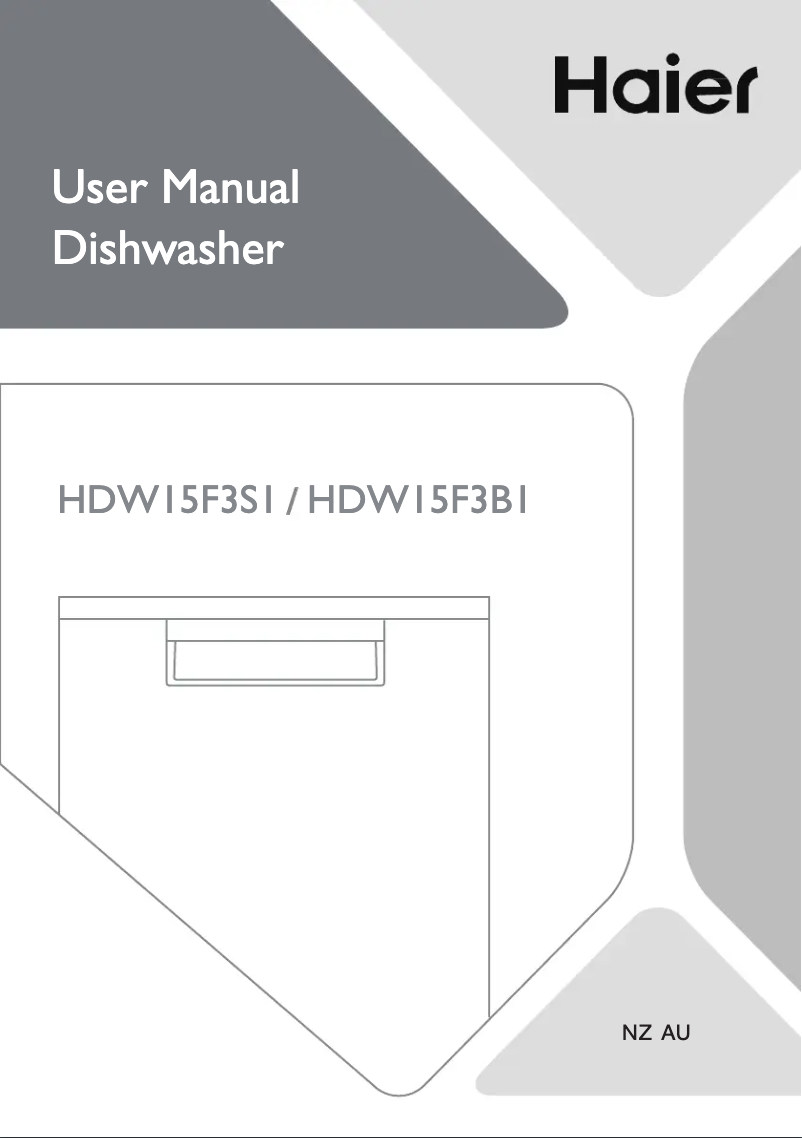Page 1 de la notice Guide d'installation Haier HDW15F3S1