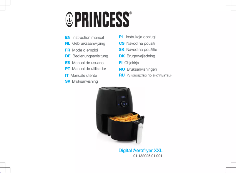 Image de la première page du manuel de l'appareil Digital Aerofryer XXL 182025