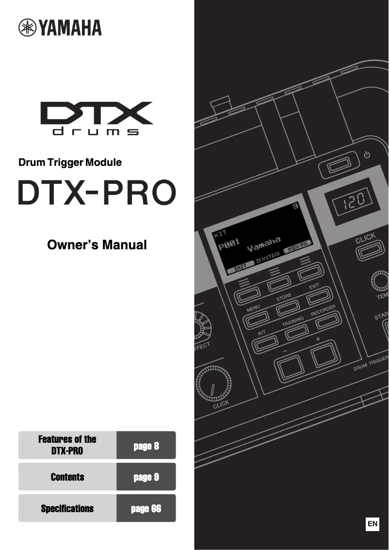 Image de la première page du manuel de l'appareil DTX6K3-X