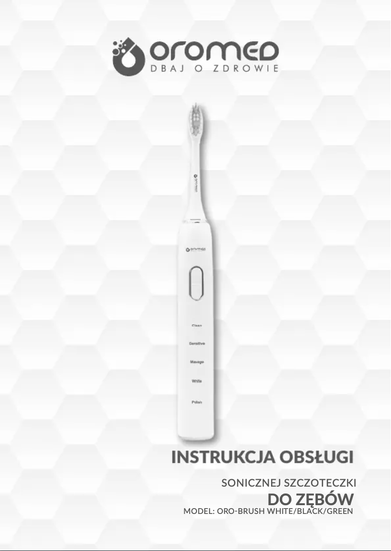 Página 1 del manual Manual de usuario Oromed ORO-BRUSH