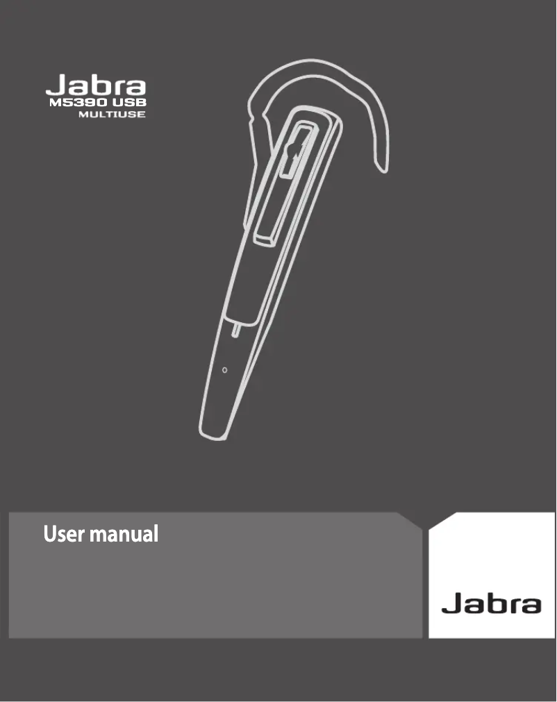 Page 1 de la notice Manuel utilisateur Jabra M5390 USB