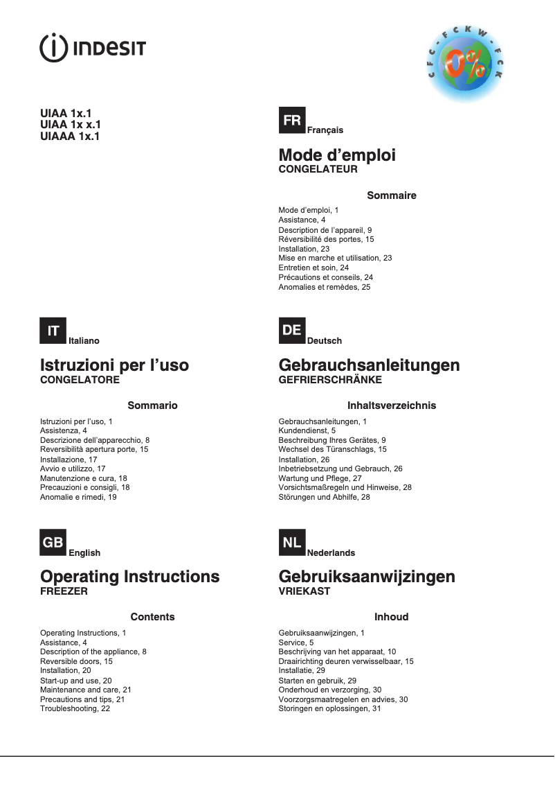 Image de la première page du manuel de l'appareil UIAA 12.1