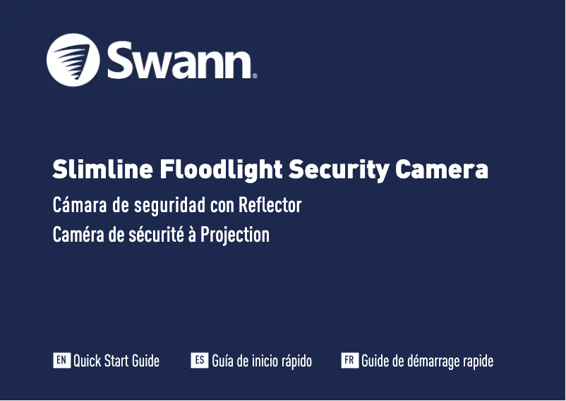 Page 1 de la notice Guide de démarrage rapide Swann SWIFI-SLMFLCW-USA