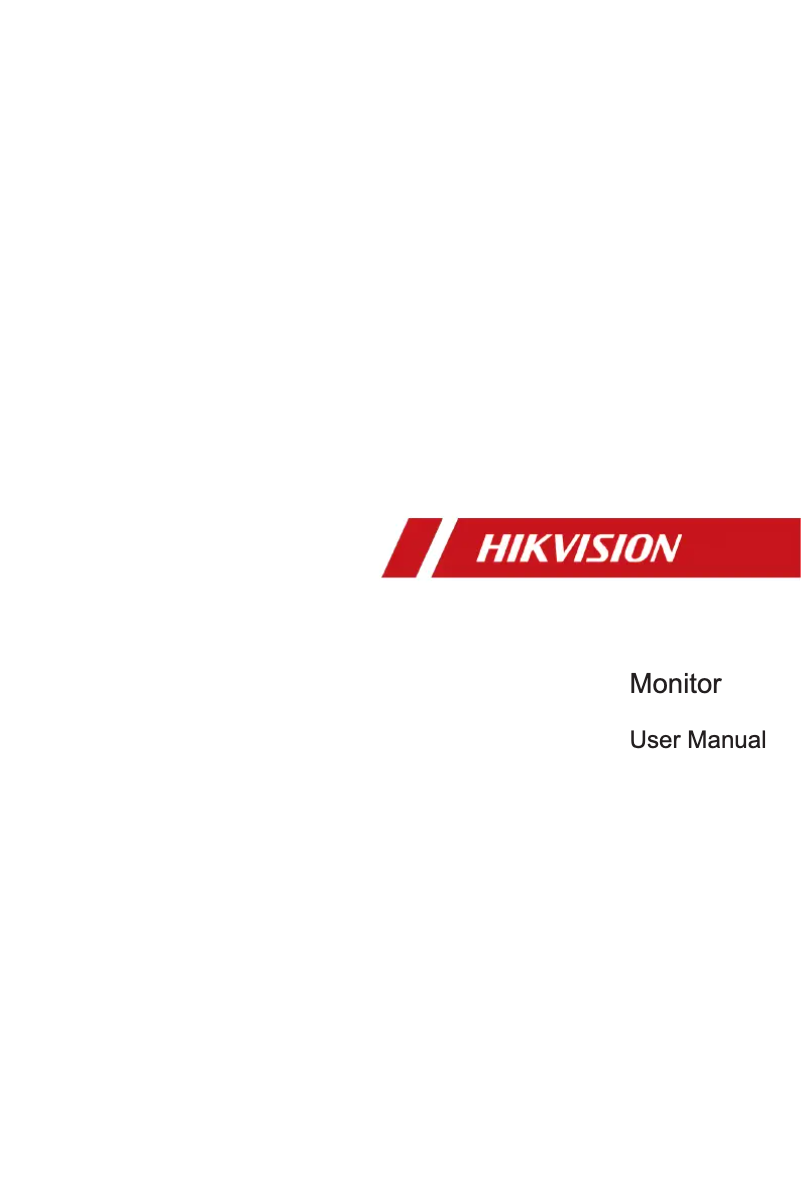 Page n°1 - Manuel utilisateur Hikvision DS-D5055UC-C