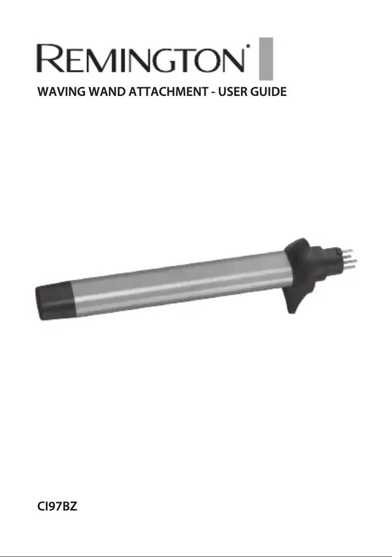 Page 1 de la notice Manuel utilisateur Remington CI97BZ