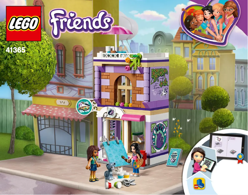 Page n°1 - Consignes visuelles Lego Friends 41365