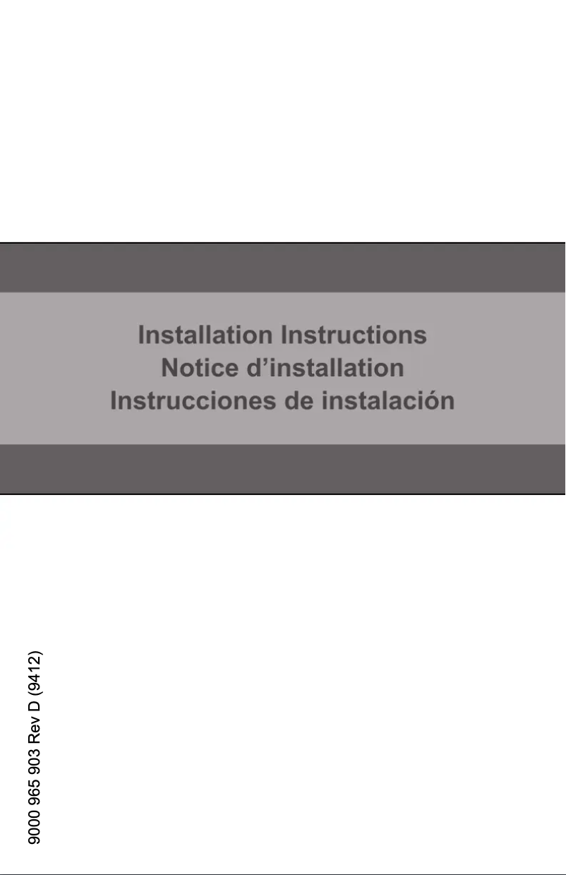 Página 1 del manual Guía de instalación Bosch SHX68T52UC