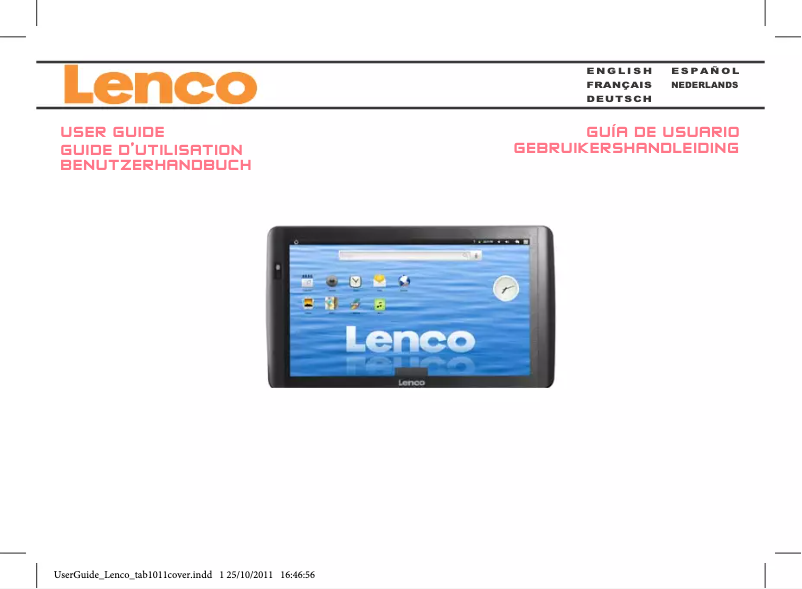 Imagen de la primera página del manual del dispositivo TAB 1011