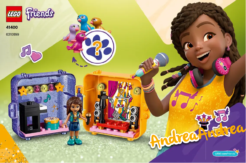 Page 1 de la notice Manuel utilisateur Lego Friends 41400