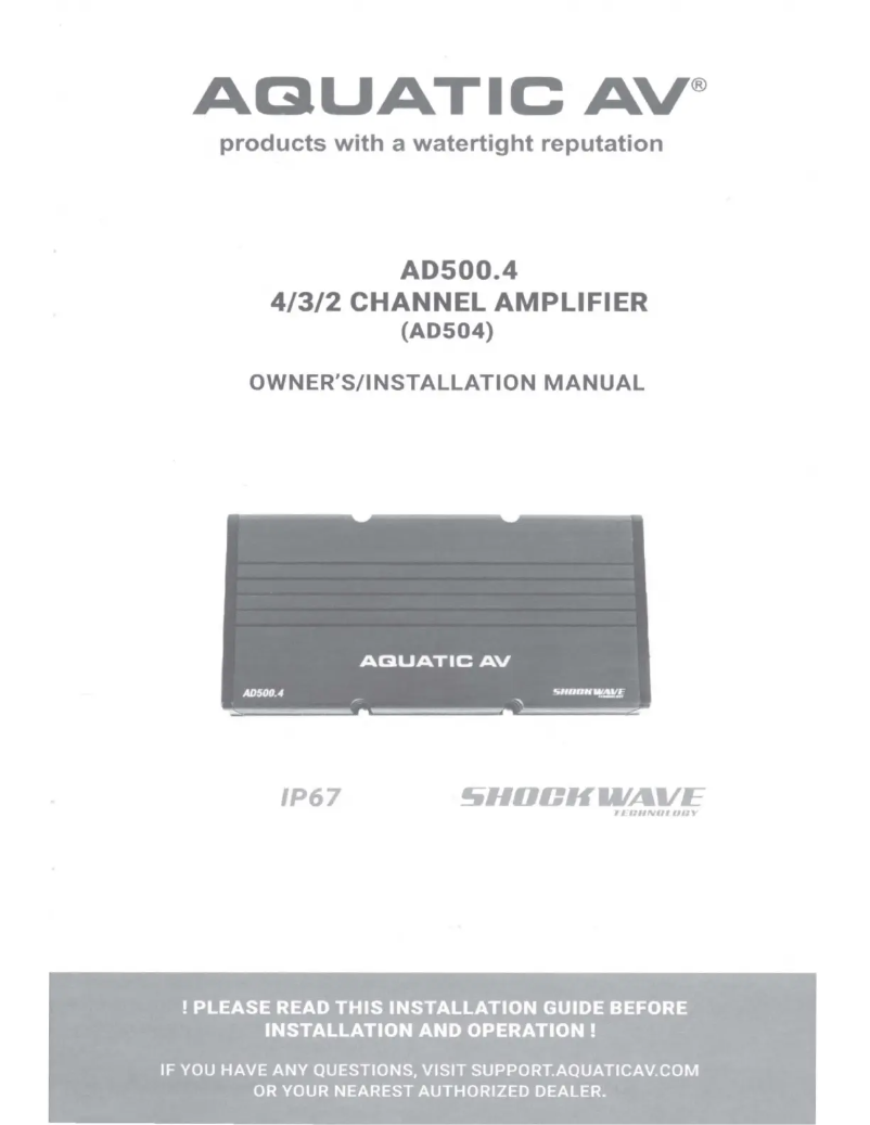 Image de la première page du manuel de l'appareil AD500.4