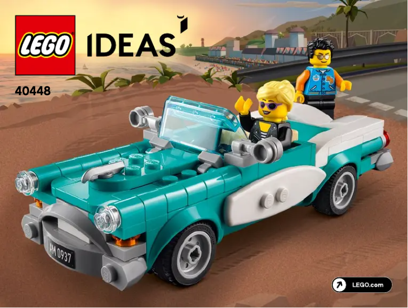 Page 1 de la notice Consignes visuelles Lego Ideas 40448