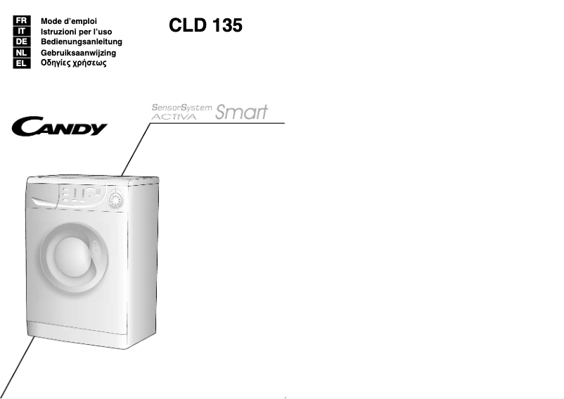 Page 1 de la notice Manuel utilisateur Candy CLD 135-86S