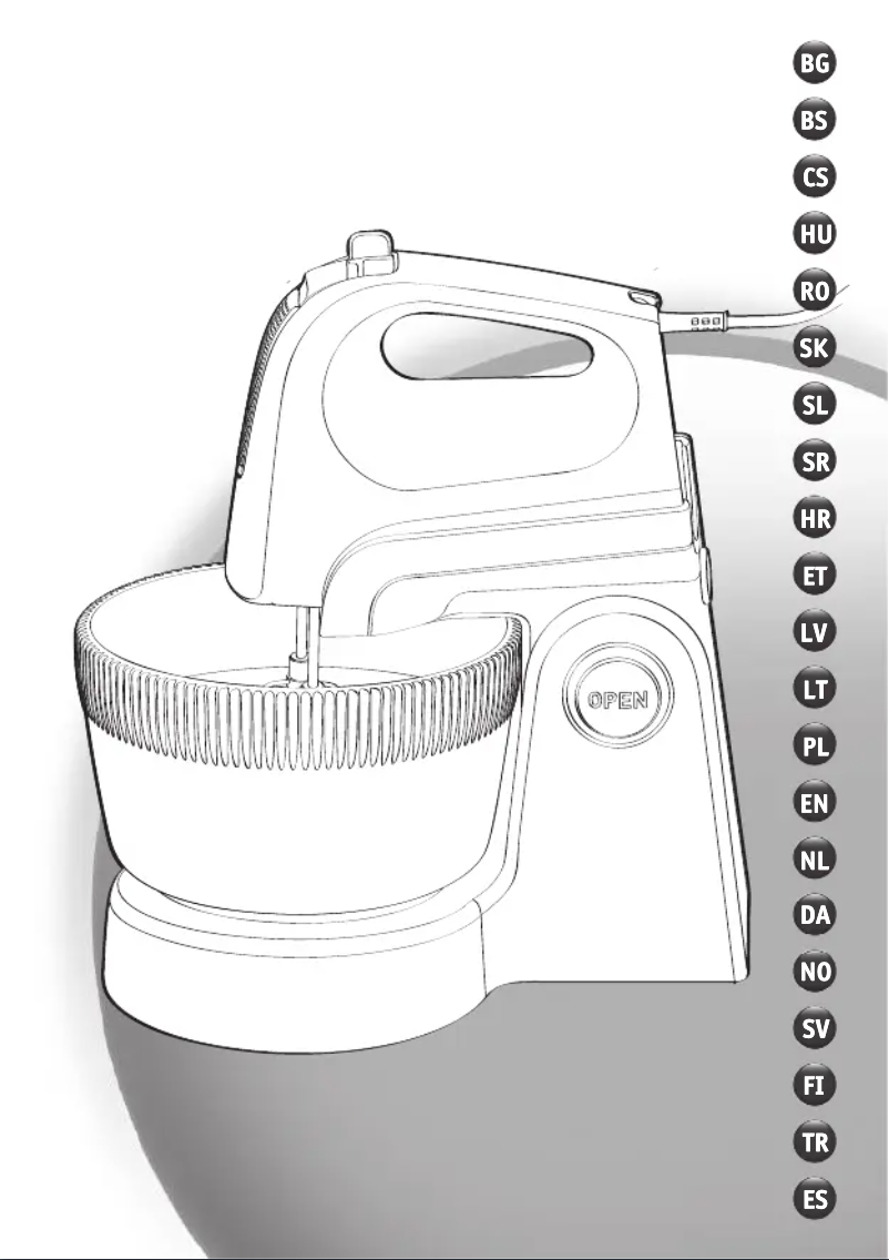 Page 1 de la notice Manuel utilisateur Tefal Powermix HT6151