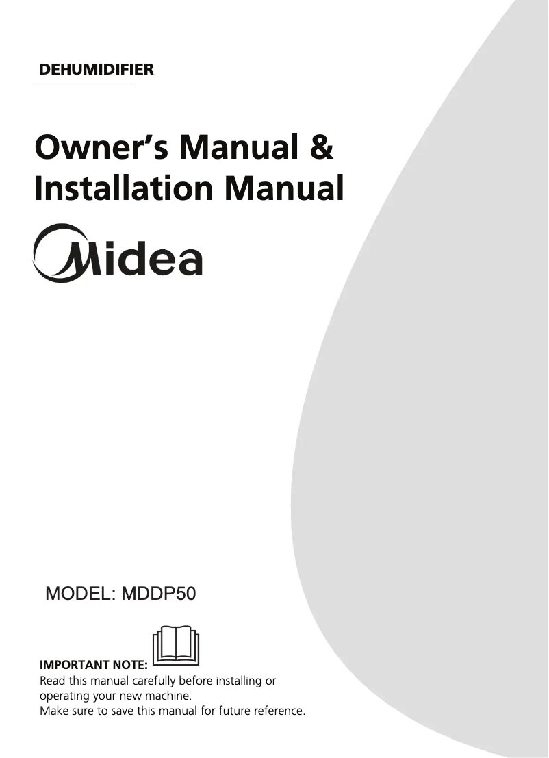 Imagen de la primera página del manual del dispositivo MDDP50