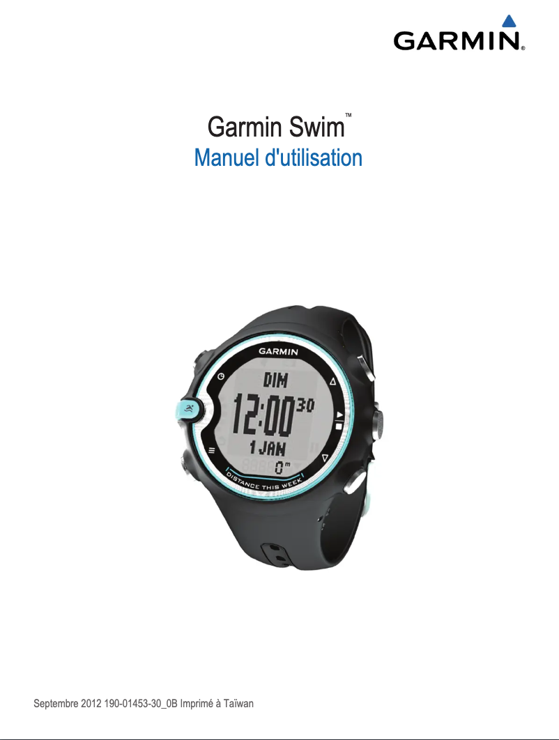 Página 1 del manual Manual de usuario Garmin Swim