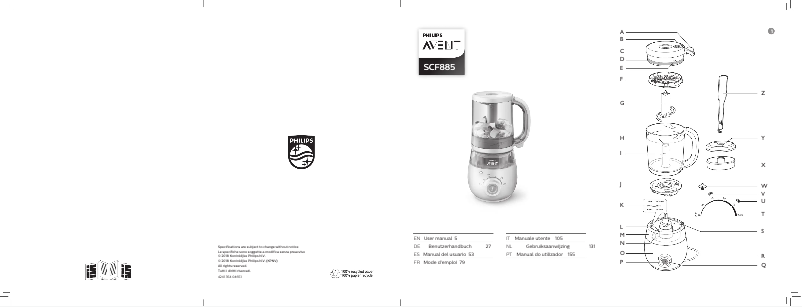 Página 1 del manual Manual de usuario Philips Avent SCF885