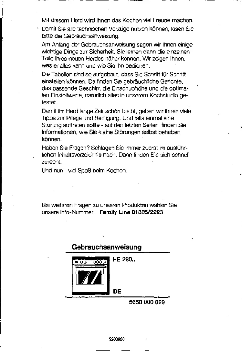 Page 1 de la notice Manuel utilisateur Siemens HE28074