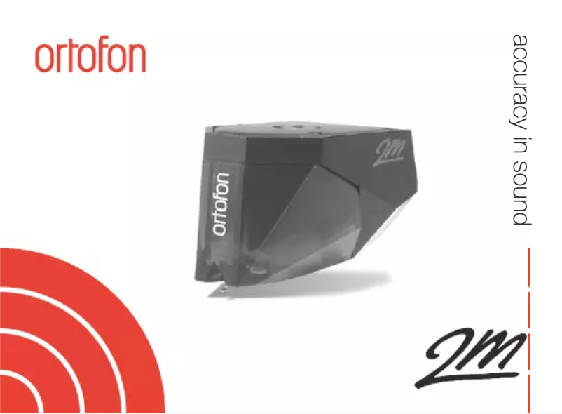 Page 1 de la notice Manuel utilisateur Ortofon 2M
