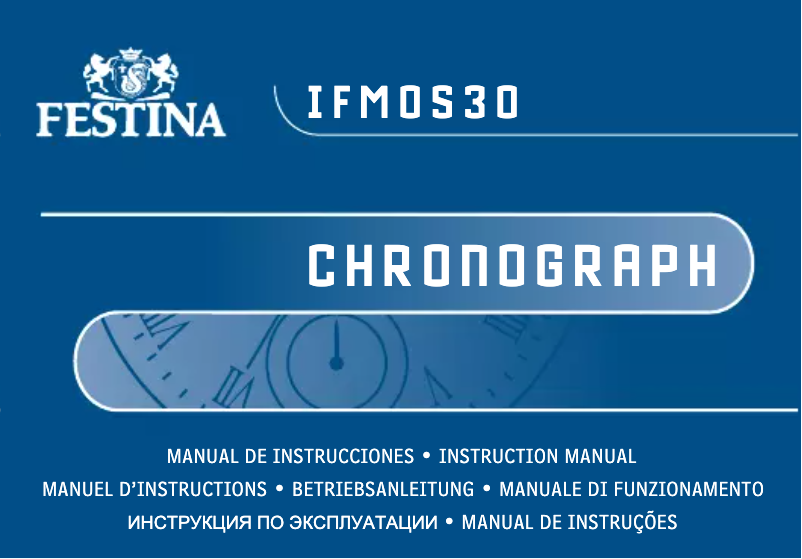 Page 1 de la notice Manuel utilisateur Festina F16604