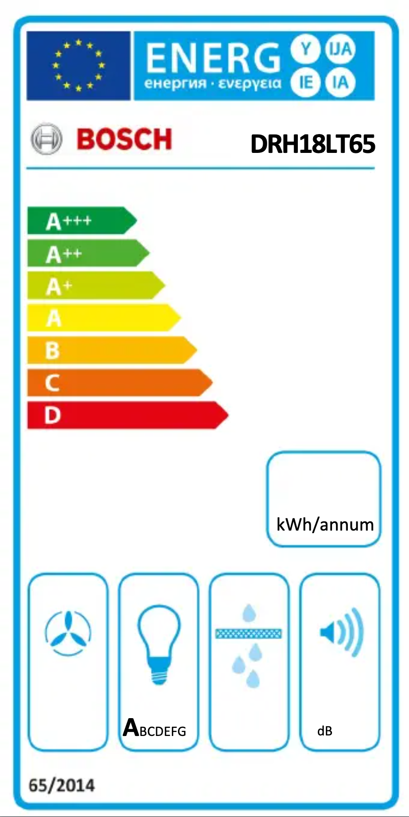 Image de la première page du manuel de l'appareil DRH18LT65