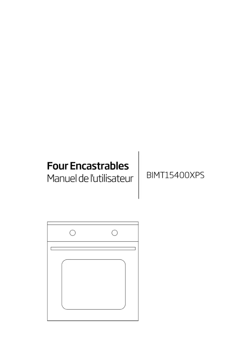 Image de la première page du manuel de l'appareil BIMT 15400 XPS