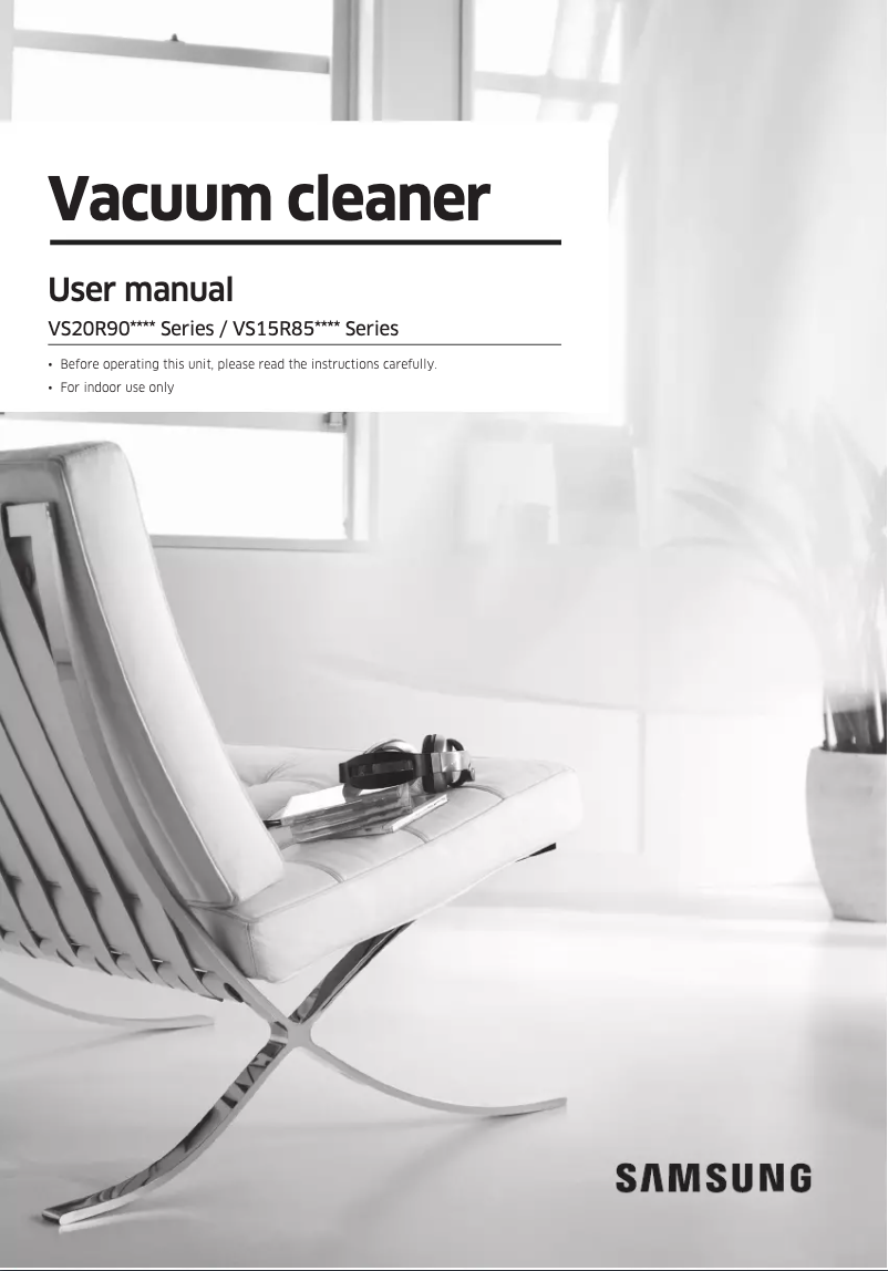 Image de la première page du manuel de l'appareil VS20R9042T2