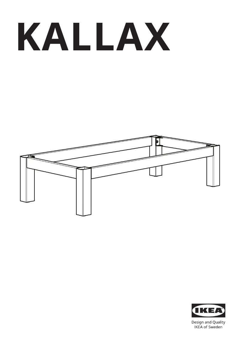 Image de la première page du manuel de l'appareil KALLAX 904.955.96