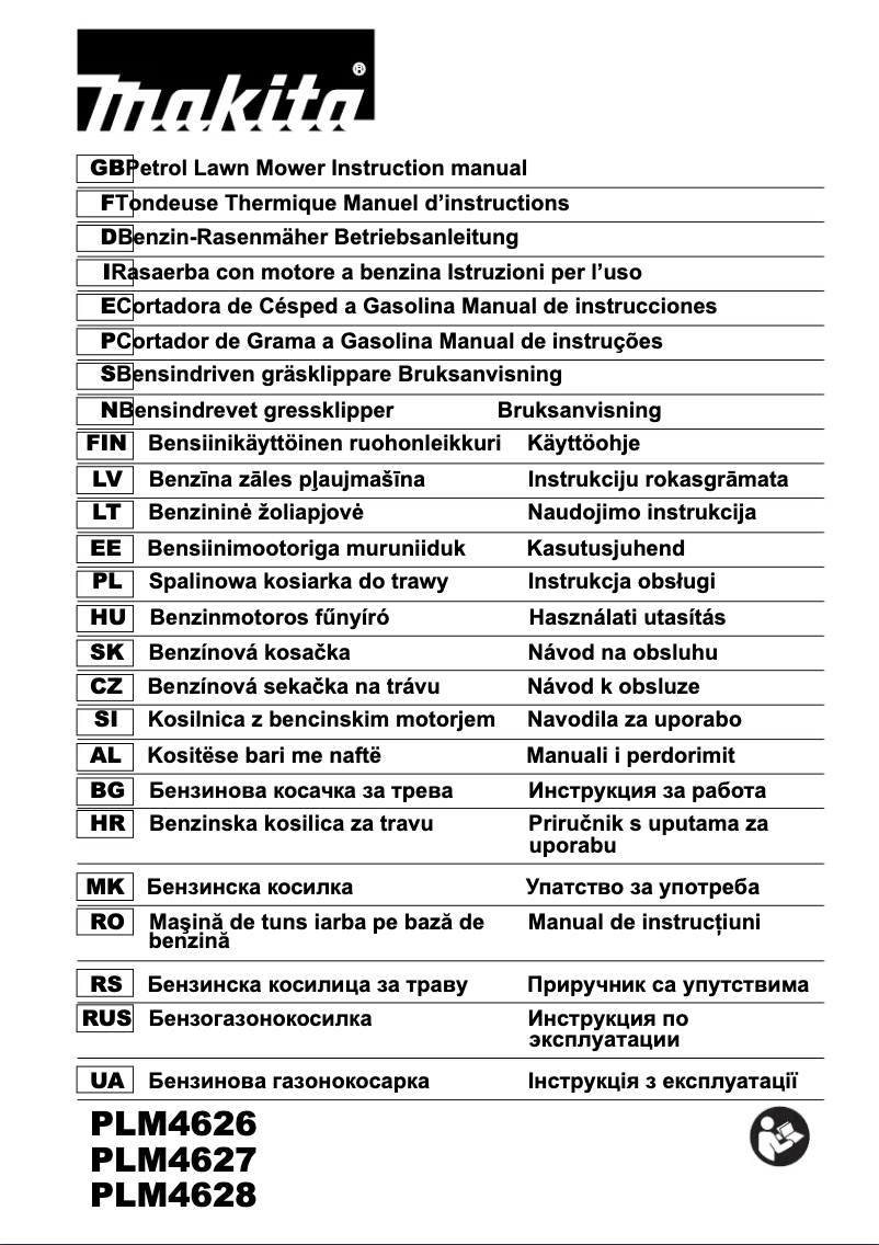 Page 1 de la notice Manuel utilisateur Makita PLM4628N