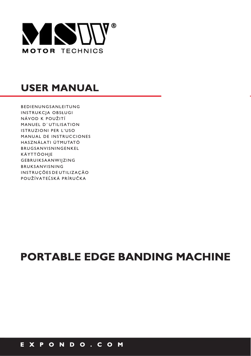 Página 1 del manual Manual de usuario MSW MSW-EDGE-L1