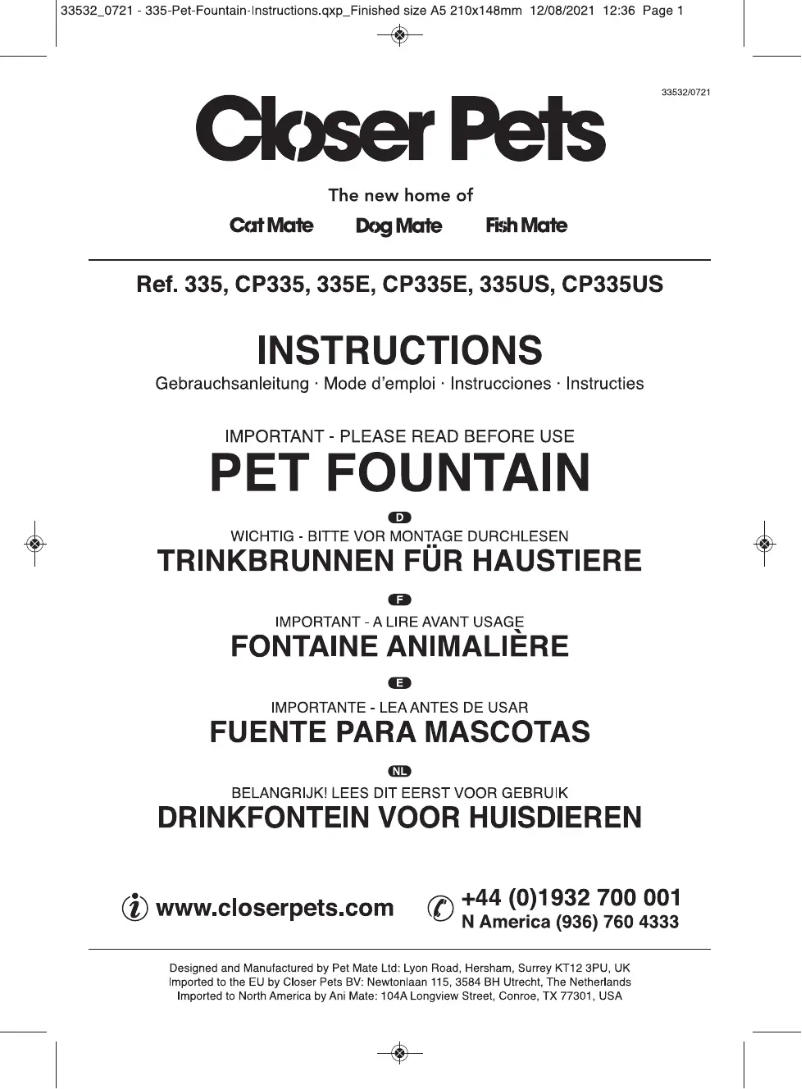 Image de la première page du manuel de l'appareil Three-level CP335