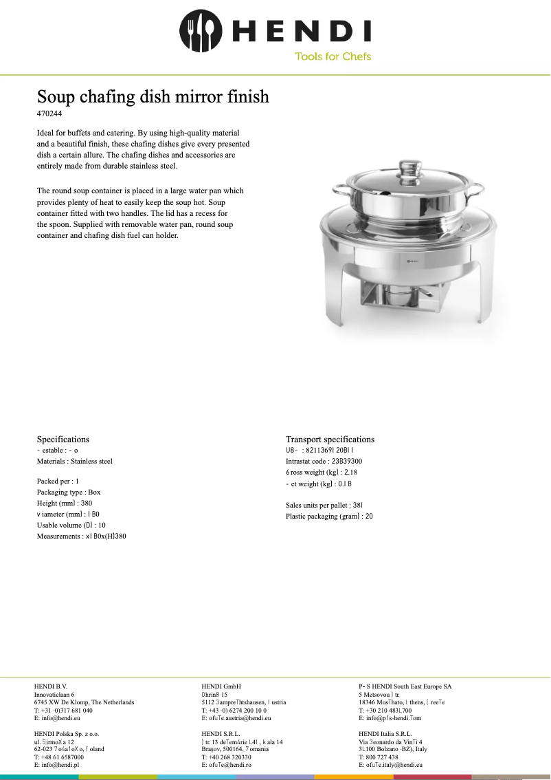 Image de la première page du manuel de l'appareil 470244