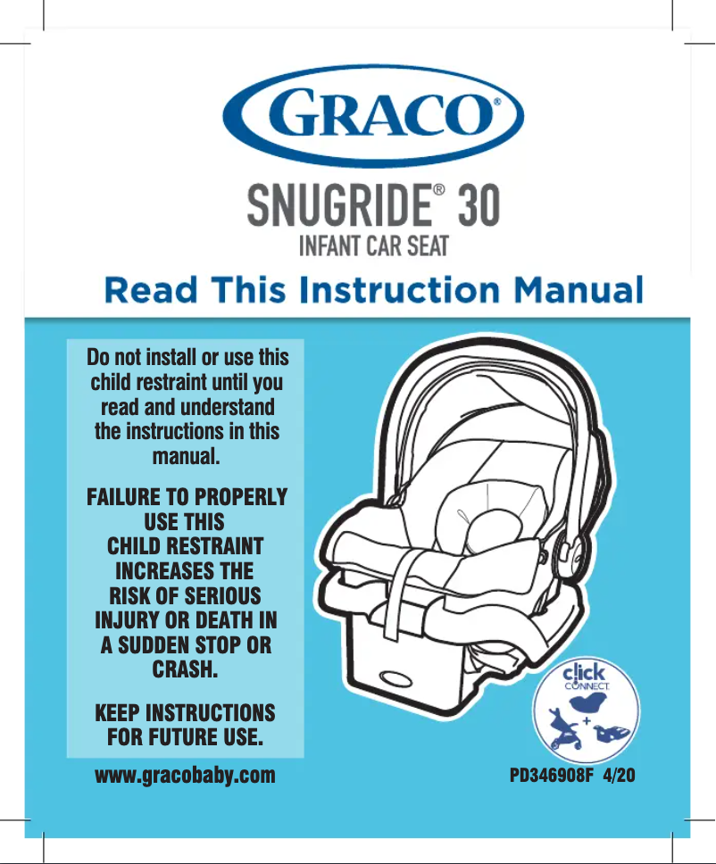 Page n°1 - Guide de démarrage rapide Graco SnugRide 30