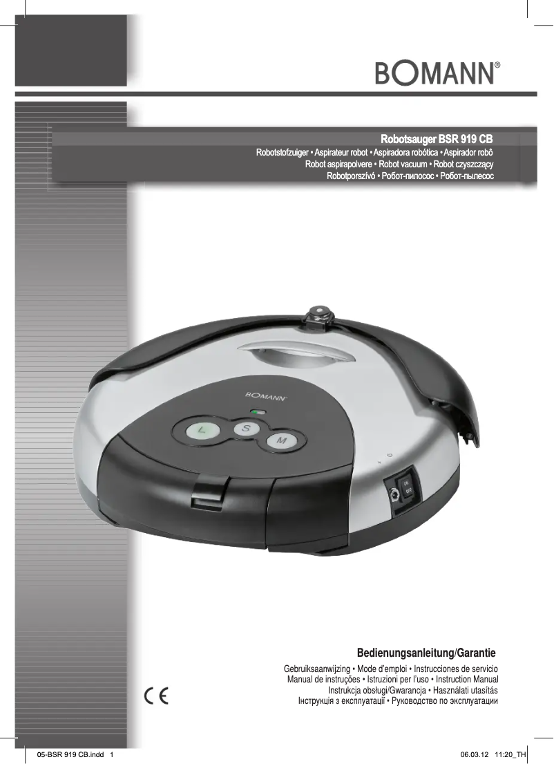 Página 1 del manual Manual de usuario Bomann BSR 919 CB