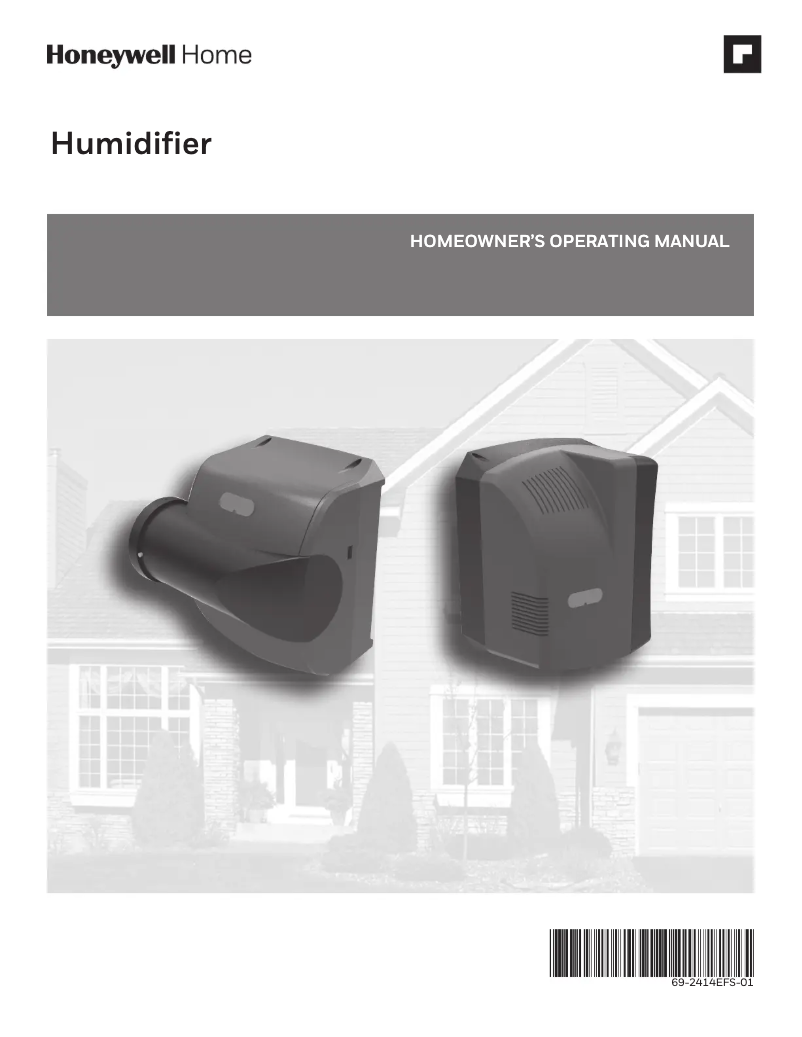 Page n°1 - Manuel utilisateur Honeywell HE100A1000