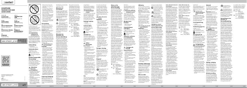 Image de la première page du manuel de l'appareil IAN 376251