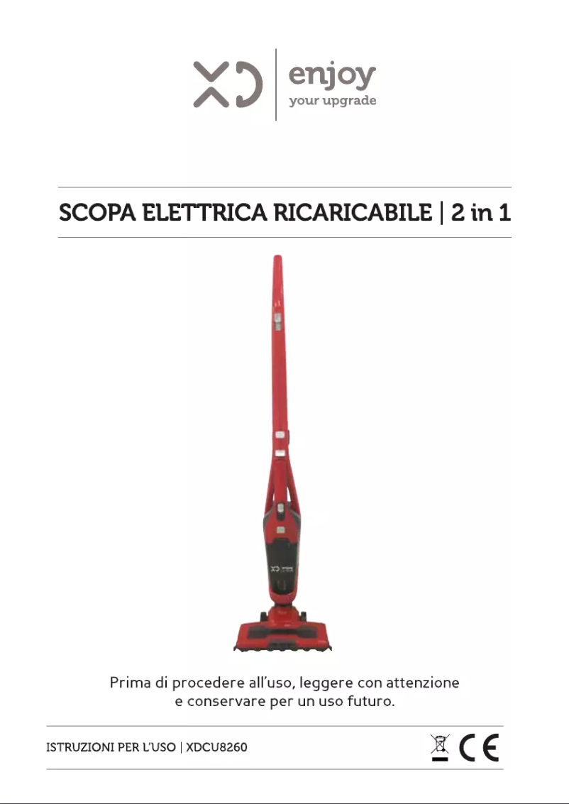Page n°1 - Manuel utilisateur XD CU8260