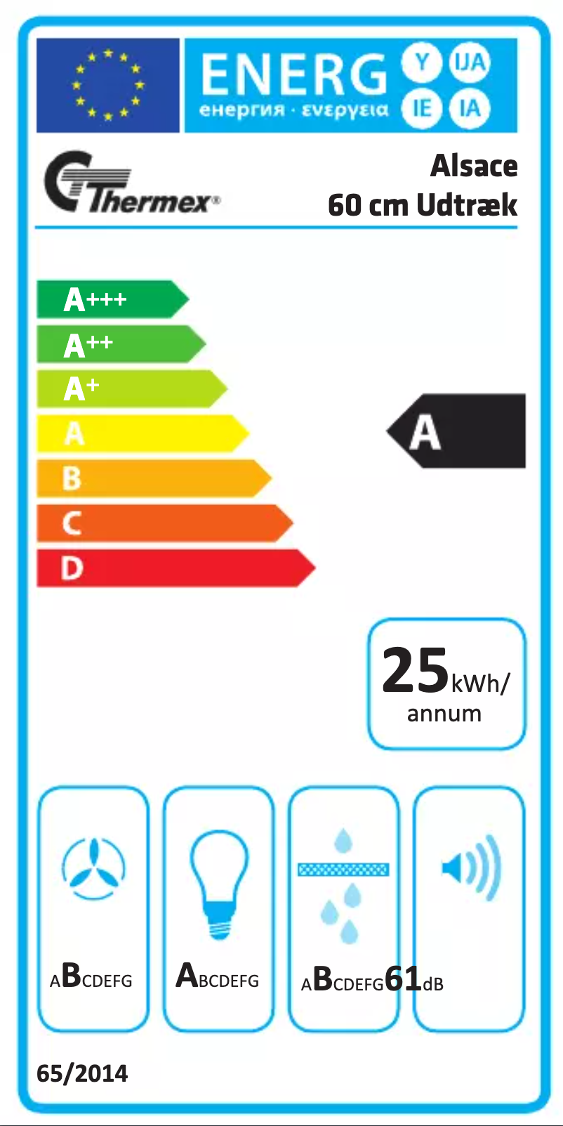 Page n°1 - Label énergétique Thermex ALSACE UDTRÆK