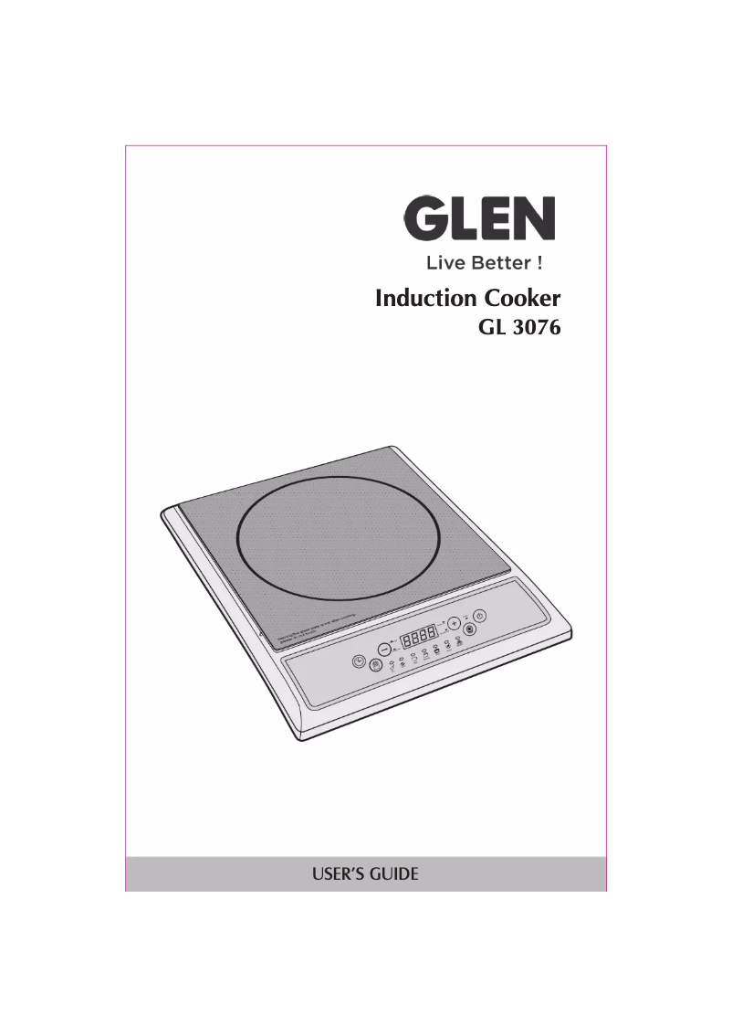 Page 1 de la notice Manuel utilisateur Glen GL 3076