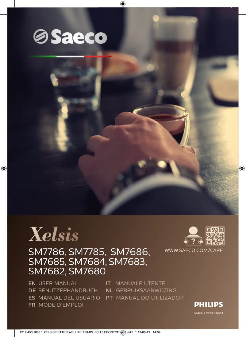 Page n°1 - Mode d'emploi Philips Saeco Xelsis SM7786
