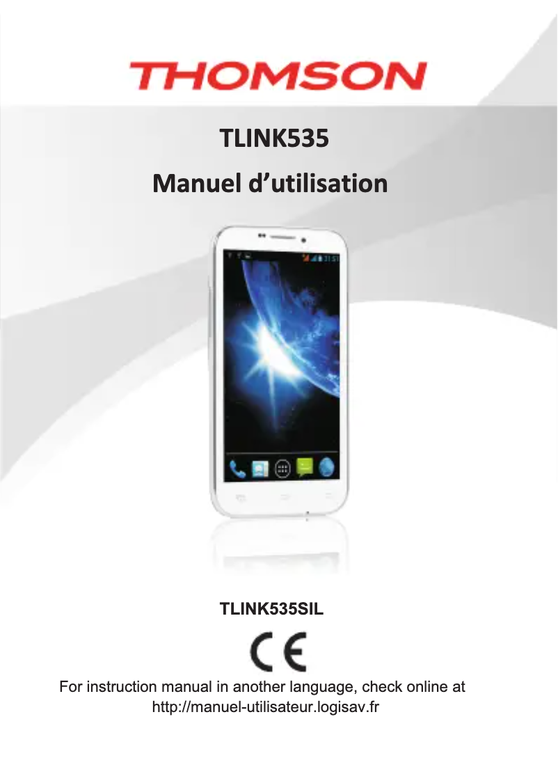 Page 1 de la notice Manuel utilisateur Thomson TLINK535