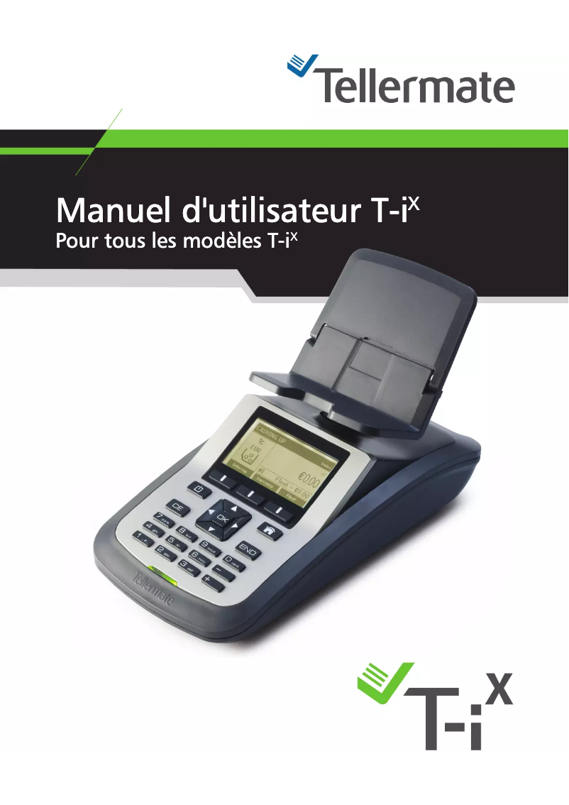 Page n°1 - Manuel utilisateur Tellermate T-ix