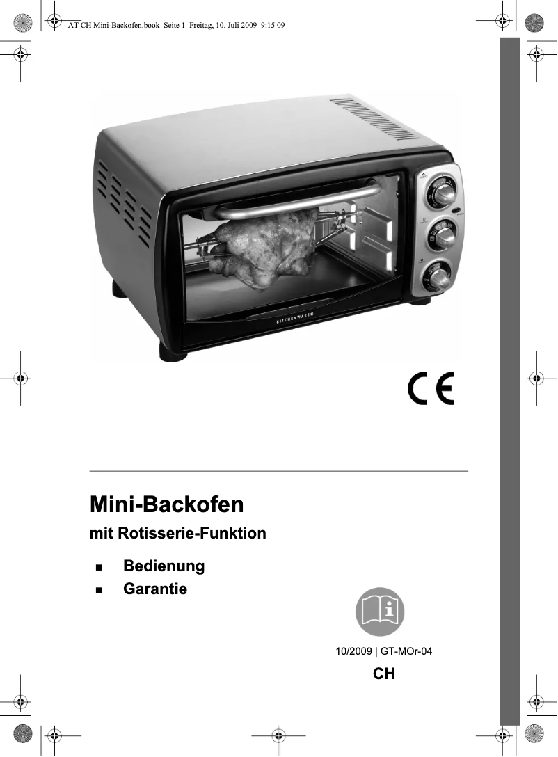 Image de la première page du manuel de l'appareil GT-MOR-04