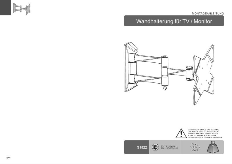 Page n°1 - Manuel utilisateur Ricoo S1822