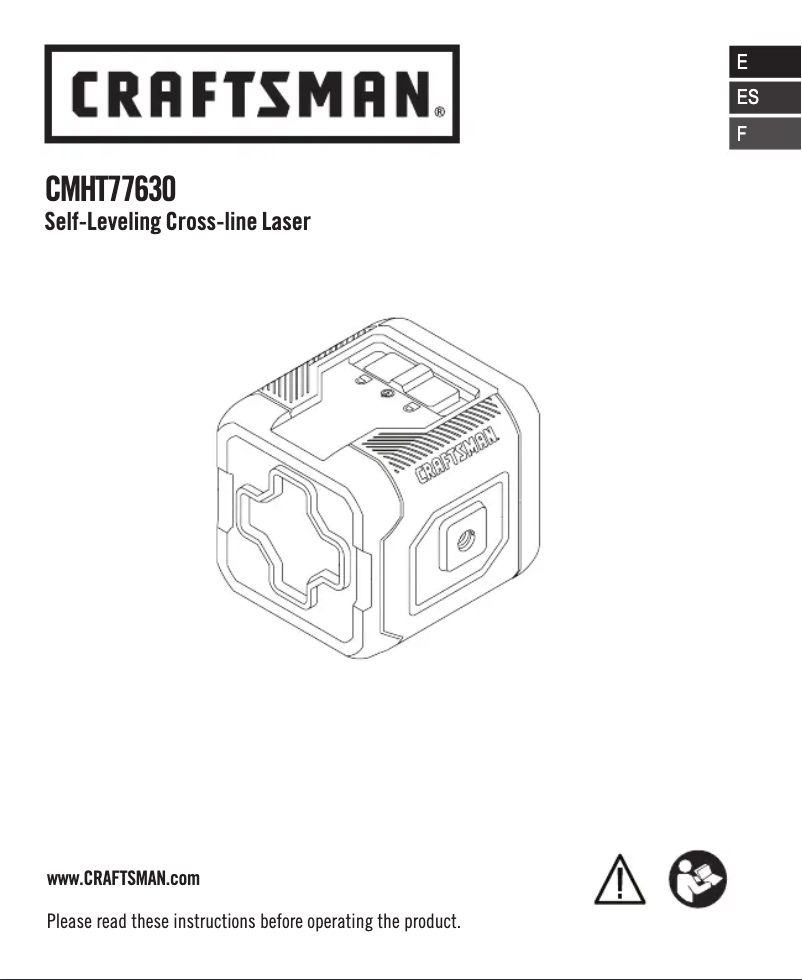 Page n°1 - Manuel utilisateur Craftsman CMHT77630