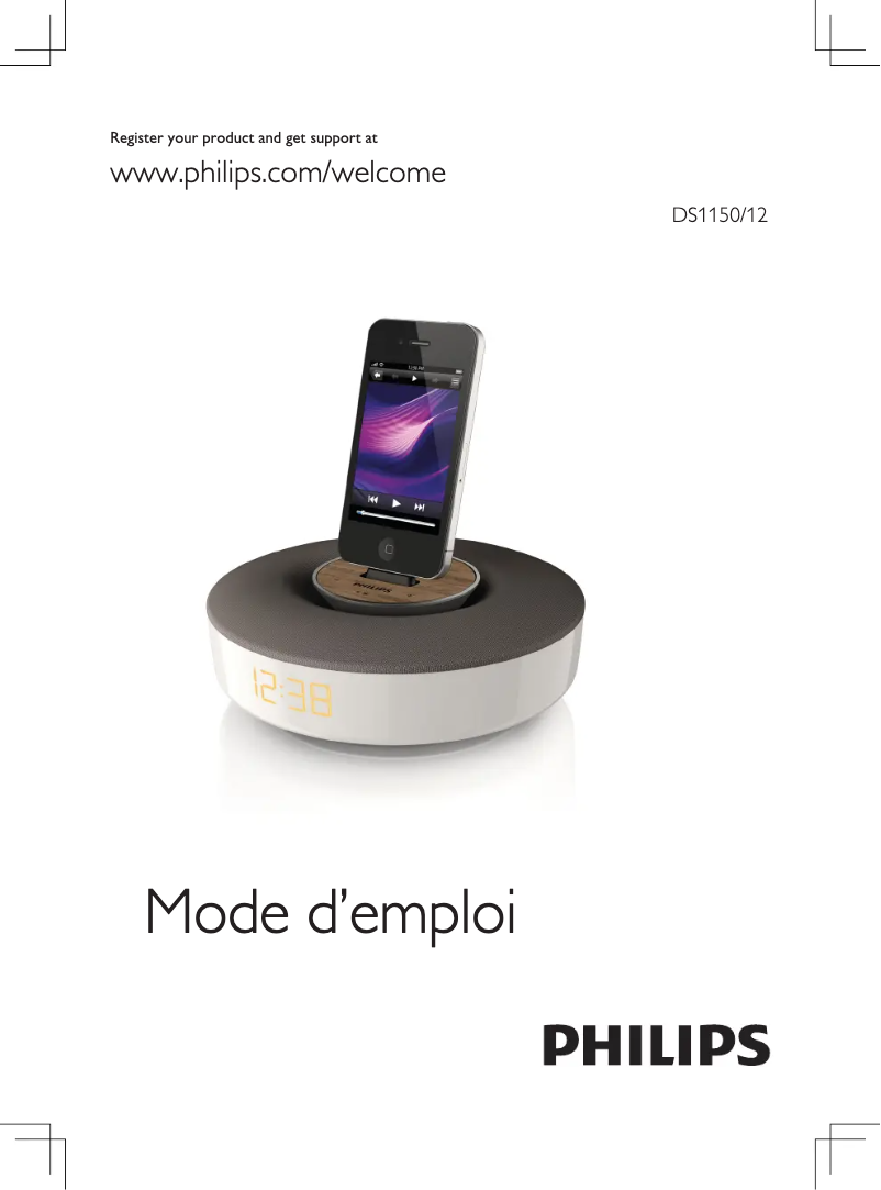 Page n°1 - Manuel utilisateur Philips DS1150