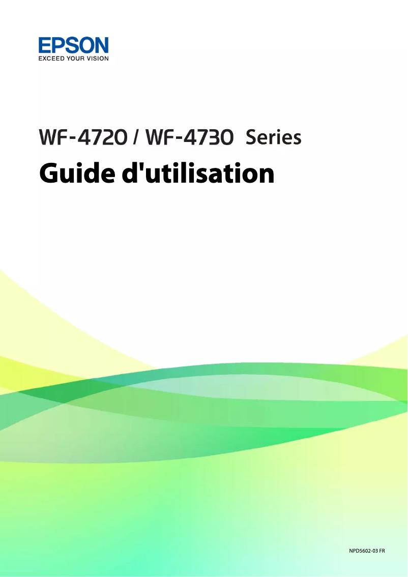 Página 1 del manual Manual de usuario Epson WorkForce Pro WF-4730DTWF